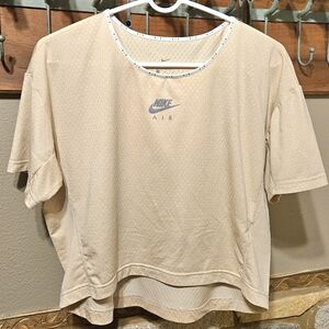 Nike Air Tan Athletic Top Size Medium